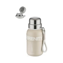 Vagonlife Çelik Termos Matara 600 Ml - Bej Standart Krem
