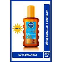Sun Spf 20 Bronzlaştırıcı Güneş Yağı - Spf20