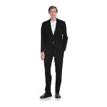 Hatemoğlu Siyah Slim Fit Mono Yaka Casual Takım Elbise 36294 Siyah Hatemoğlu Siyah Slim Fit Mono Yaka Casual Takım Elbise 36294 Siyah