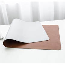 More TR Ally Su Geçirmez Deri Mouse Pad 80*40 Cm - Kahverengi