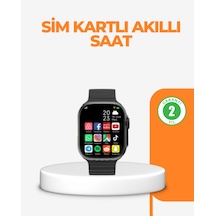 Telefon Bağımsız Sım Kartlı Akıllı Saat Nabız Ölçerli