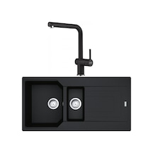 Franke Urban Ubg 651-100 Nero Granit Eviye + Active Plus Doccia 2.0 Batarya Seti