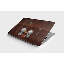 Laptop Sticker Kaplama Etiketi Robotic Love