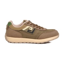 Haki Bağcıklı Memory Foam Erkek Sneaker Çok Renkli