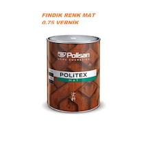 Polisan Politex Dekoratif Mat Fındık 0.75 Litre 1 Adet