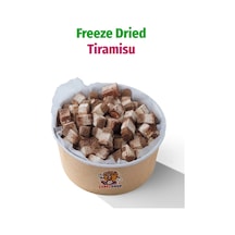 Freeze Dried Tiramisu Kurutulmuş Çıtır Tiramisu Küpleri, Kahveli Kakaolu Atıştırmalık - 250 Gr