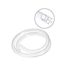 Dyzer Gıda Uyumlu Silikon Hortum - Şarjlı Damacana Su Pompasına Uygun - 55cm 6mm X 8mm