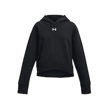 About Blank Under Armour Ua Rival Fleece Hoodie Kız Çocuk Sweatshirt Black / / White Ymd Acı Kahverengi