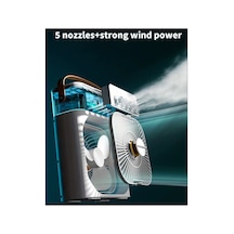 Su Tanklı Buharlı Serinletici Fan Taşınabilir Mini Klima Fanı Led Işıklı Hava Soğutucu Vantilatör