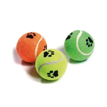 Markapet Köpek Oyuncak Tenis Topu Sert 3 Lü 6 cm