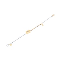Diamond Line - Gülaylar 14 Ayar Altın Toplu Bileklik Sarı Altın