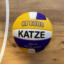 Katze Voleybol Topu Mavi - Beyaz