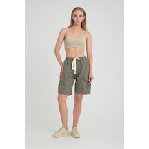 Alexander Gardi Alexandergardı Kargo Cepli Comfort Fit Bermuda Şort Ag-2y 001