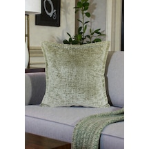 İthal Kadife Dekoratif Kırlent Kılıfı 45x45 Cm Yumuşak Dokulu Kare Yastık Ve Ev Aksesuarı Yeşil