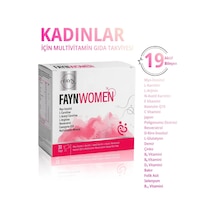 Faynwomen Kadınlara Özel Miyo-inositol, L-karnitin, Resveratrol, Koenzim Q10 Ve Multivitamin Gıda Takviyesi 30 Saşe