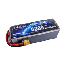 Profuse 6s 22.2v Lipo Li-po Lityum Polimer Batarya - 5000mah, 100c