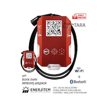 Enerjitem 22 Kw Wifi + Bluetooth Duvara Monte Elektrikli Araç Şarj İstasyonu
