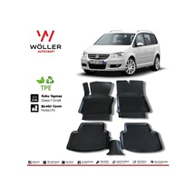 Volkswagen Touran Paspas 2003 Sonrası 3d Havuzlu Paspas