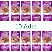 Şeker Ilavesiz Sütlü Çlkolata 100 Gr 10 Lu Paket