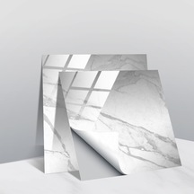 Sones 20 Adet 15cm Pvc Kristal Kaplı Film Geometrik Desen Fayans Duvar Stickerı Ts226 Diğer