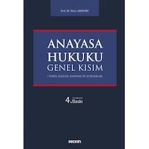 Anayasa Hukuku Genel Kısım/Ömer Anayurt