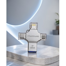 128gb 4in1 Flash Bellek Type-c Lightning Microusb Usb-a Model: 4in1otg128gb-1