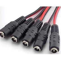 Güvenlik Kamerası 12V Dc Dişi Power Jack Kablo 50 Adet powerjack