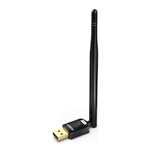 Pc İçin Usb Wifi Adaptörü, Masaüstü Dongle Gain 6dbi Anten Desteği, Masaüstü Dizüstü Bilgisayar Desteği, Windows 10/8/7/xp/, Mac 10.6-10.11 İle Uyumlu