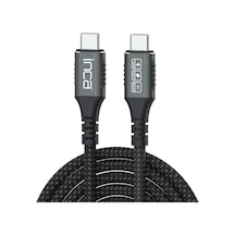Inca Itct-40 Usb4 8k 60hz Thunderbolt 4/3 40 Gbps Pd240w Type-c To Type-c Kablo-0.8m Usb 4, 40gbps Veri Aktarım Kapasitesi Gan Şarj Cihazı Ve Tüm Usb C Tipi Cihazlar