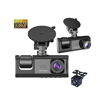 Araç Araba Kamerasi Black Box Traffic Recorder 3 Kameralı 5256