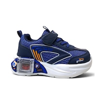 Pepino 2440 Erkek Çocuk Car Garage Sneaker Saks Mavi