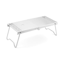 Skycity Katlanır Kamp Ocağı Standı - Açık Hava Pişirme İstasyonu, Sırt Çantası Dahil Kamp & Piknik Ekipmanı Gümüş