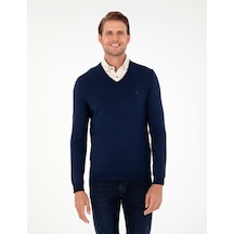 Pierre Cardin Erkek Açık Lacivert Kazak /triko 50296622-vr059 Açık Lacivert