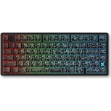Jet 75 E-sport Black Topographic %75 Kailh Magnetic God Manyetik He Rgb Mekanik Klavye Hw-jet75-10