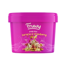Freeze Dried Muz Çilek Mix Kova Dondurularak Kurutulmuş Muz Çilek Mix Diğer