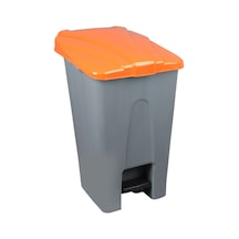 Safell Plastik Pedallı Çöp Kovası 70Lt Çöp Konteyneri Gritruncu