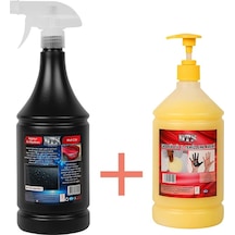 Dtx Kimya Hızlı Cila 1000 Ml & Granüllü El Temizleme Kremi 1 Lt