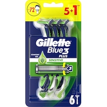 Gillette Blue3 Sensitive Kullan At Tıraş Bıçağı 6'lı 3 Adet