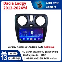Renault Dacia Lodgy 2012-2024yıl 2gb Ram 32gb Rom Carplay Multime