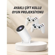 Taşınabilir Android Projeksiyon Ayaklı Çift Kollu 4k Çözünürlüklü Sinema Projeksiyonu