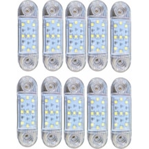 Ahmet Otomotiv 10 Adet Tombul Parmak Led Beyaz 12v-24v