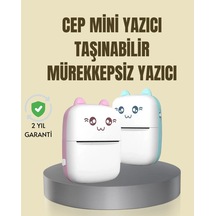 Mey İthalat Taşınabilir Mini Termal Yazıcı 200 Dpı Bluetooth Bağlantılı Çok Renkli