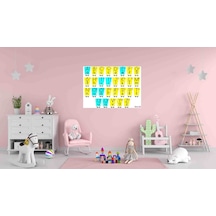 Alfabe 3. Ve 4. Sınıf Cetveli 50x70 Cm Karton 03 Çok Renkli