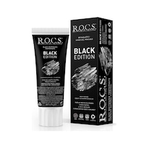 Rocs Black Edition Kömürle Beyazlatıcı Diş Macunu 60 ML