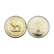 Makedonya 2020 Yılı 1 Dinar Çil Unc Koleksiyon Para