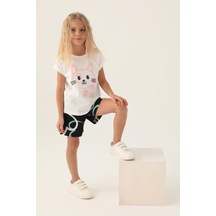 Roly Poly 3397 Cat Kız Çocuk Şort Takım 001