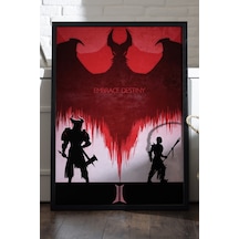 Dragon Age Siyah Ahşap Çerçeveli Poster, Dekoratif Oyun Duvar Tablosu