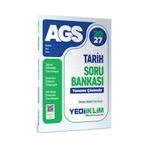 2027 Meb Ags Tarih Tamamı Çözümlü Soru Bankası / Kolektif