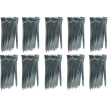 Cırt Kelepçe 2.5x100mm SİYAH 10 PAKET 1000 Adet Kablo Bağı 2.5x10cm