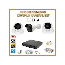 2 Mp 1080p 1 İç Mekan 1 Dış Mekan Kameralı Ahd Güvenlik Seti Kd - 5203